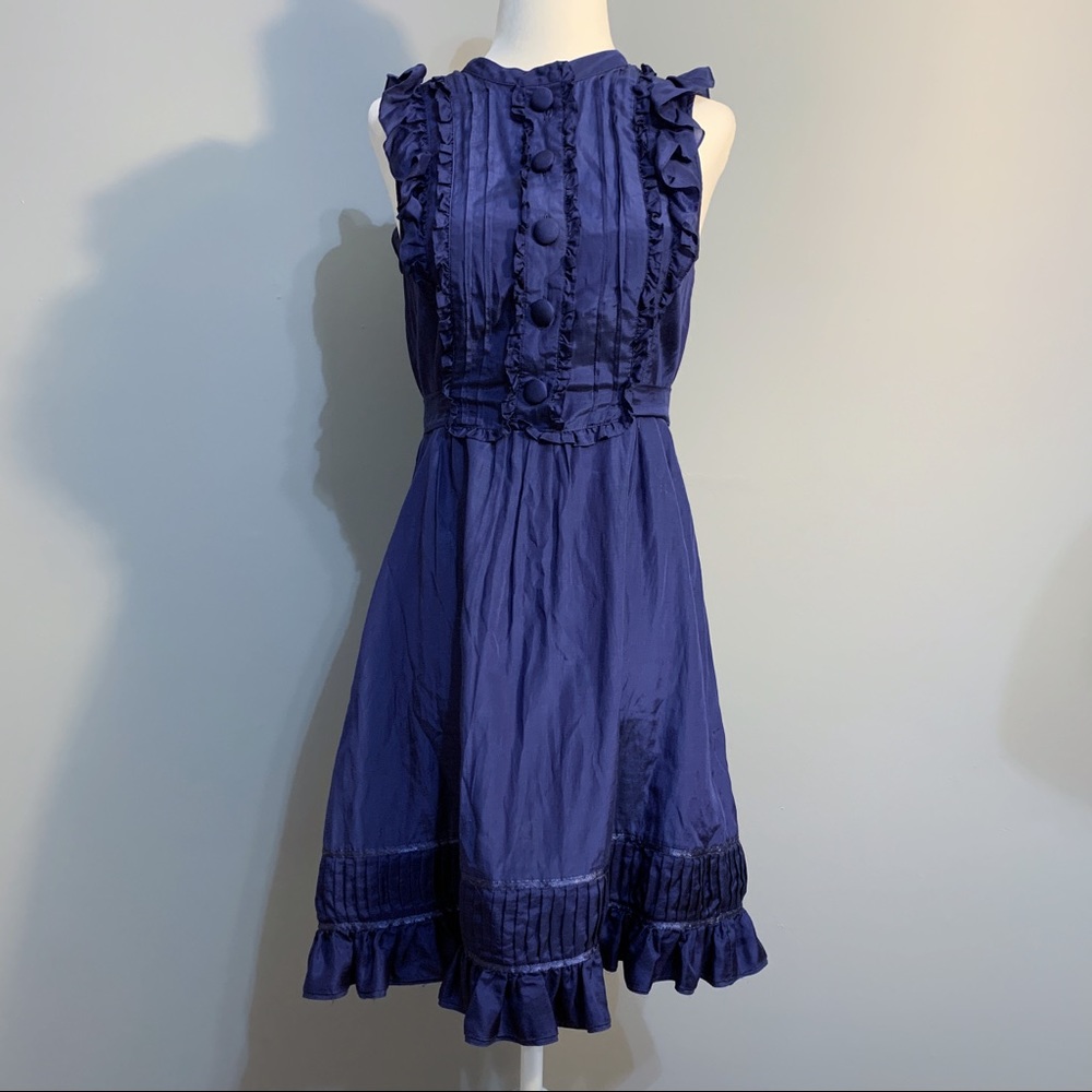 Ted Baker Victorian Style Ruffle Dress D23